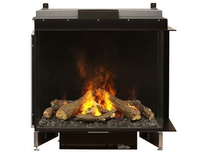 Dimplex Optimyst e-MatriX 35-inch Built-In Water Vapor Fireplace - Right Facing