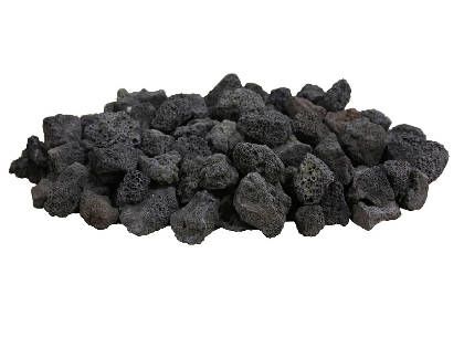 Firegear Lava Rock 1" to 2” in Size - Black