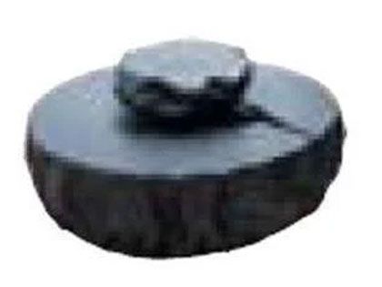 HPC Fire Round Black Vinyl Fire Pit Cover for Evolution 360 Basin