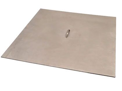 Warming Trends 20-Inch Aluminum Square Fire Pit Cover