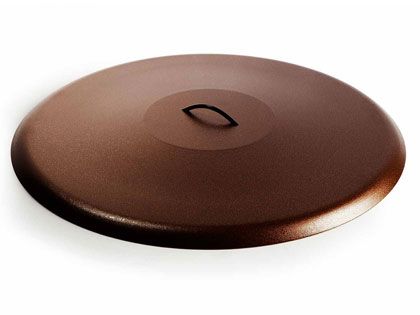 HPC Fire Round Aluminum Fire Pit Cover in Copper Vein - 48 Inch