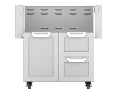 Hestan Double Drawer And Door Tower Cart For 30-Inch Gas Grill