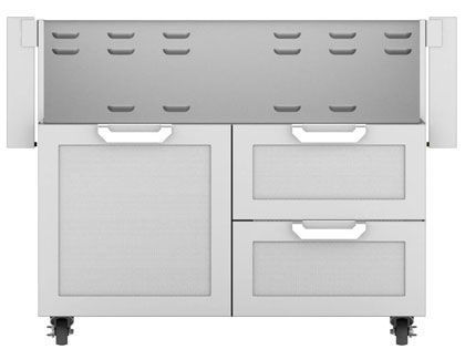 Hestan Double Drawer And Door Tower Cart For 42-Inch Gas Grill