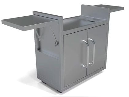Fusion Stainless Steel Cart for 30-Inch 2-Burner Griddle
