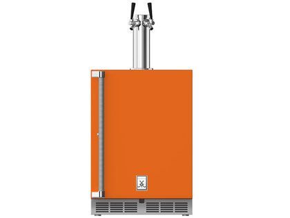 Hestan 24-Inch 5.2 Cu. Ft. Right Hinge Outdoor Rated Double Tap Beer Dispenser