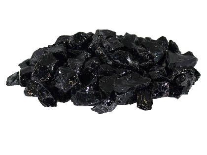 Firegear Fireglass 1/2" to 3/4" in Size - 10 lb. Jug - Black