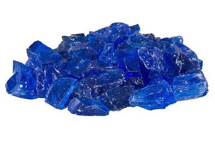 Firegear Fireglass 1/2" to 3/4" in Size - 10 lb. Bag - Seabreeze