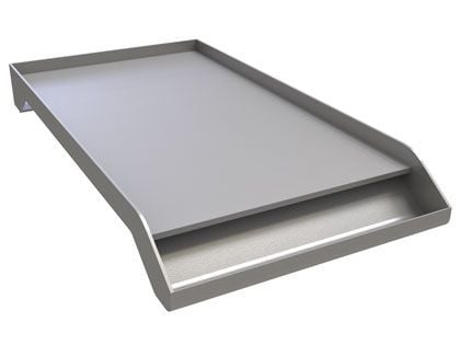 Sunstone 10-Inch Stainless Steel Griddle with Oil Reservoir