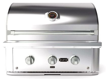 wildfire ranch pro black stainless steel 30-inch built in grill
