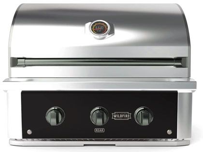 wildfire ranch pro black stainless steel 30-inch built in grill
