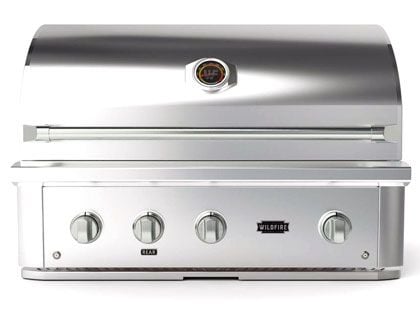 Wildfire Ranch Pro 36-Inch 3 Burner 304 Stainless Steel Gas Grill with Infrared Rear Burner - Brushed Stainless Accents