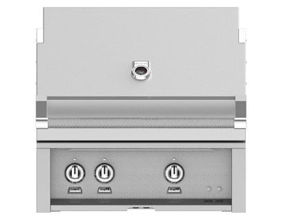 Hestan 30-Inch 2-Burner Built-In Gas Grill with Infrared Rotisserie Burner