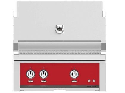 Hestan 30-Inch 2-Burner Built-In Gas Grill with Infrared Rotisserie Burner