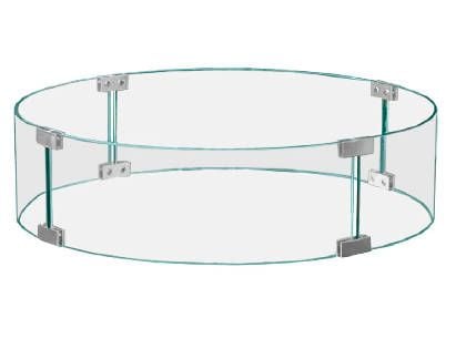 Firegear Tempered Glass Windshield for Round Firepits