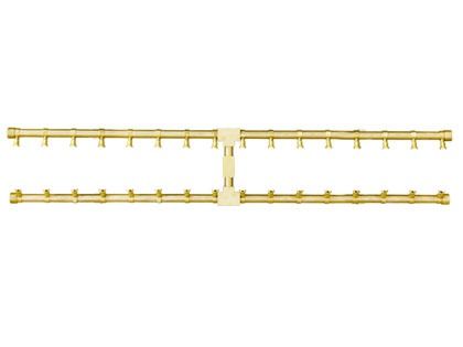 Firegear Pro Series Brass H-Shaped Fire Pit Burner
