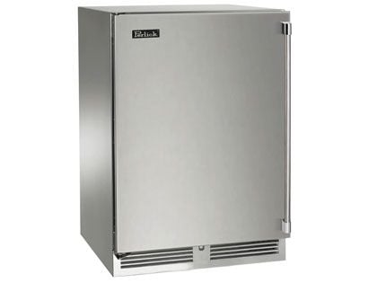Perlick 24-Inch 3.1 cu. ft. Signature Series Shallow Depth Stainless Steel Outdoor Beverage Center
