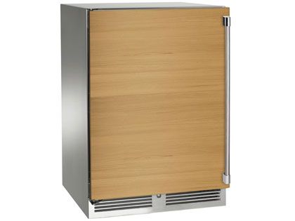 Perlick 24-Inch 3.1 Cu. Ft. Signature Series Shallow Depth Marine & Coastal Series Stainless Steel Panel Ready Outdoor Refrigerator