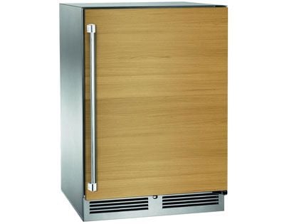 Perlick 24-Inch 3.1 Cu. Ft. Signature Series Shallow Depth Stainless Steel Panel Ready Outdoor Refrigerator