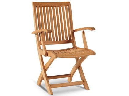 Winford Teak Outdoor Dining Folding Armchair