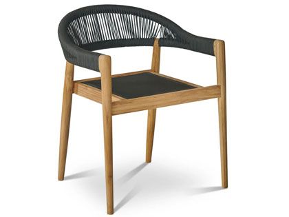 Klint Teak Outdoor Dining Stacking Armchair - Set of 4