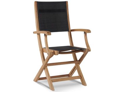 Stella Outdoor Teak Folding Armchair