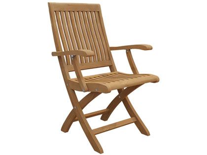 Devon Outdoor Folding Teak Armchair