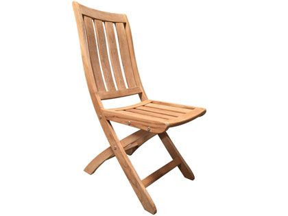 Cambria Teak Outdoor Dining Folding Chair
