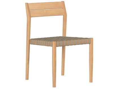 Siena Teak Stackable Outdoor Dining Side Chair - Set of 4