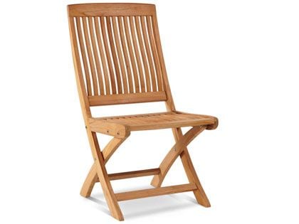 Devon Outdoor Folding Teak Side Chair