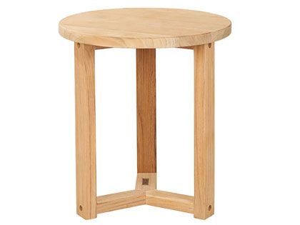 Cross Legs Teak Small Nesting Side Table