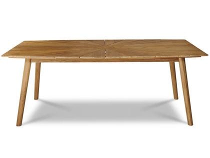 Cambria Rectangular Teak Outdoor Dining Table