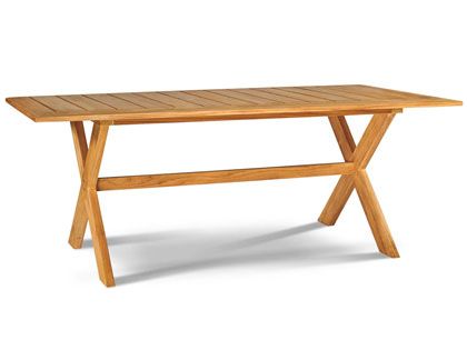 Oakville Rectangular Teak Outdoor Dining Table
