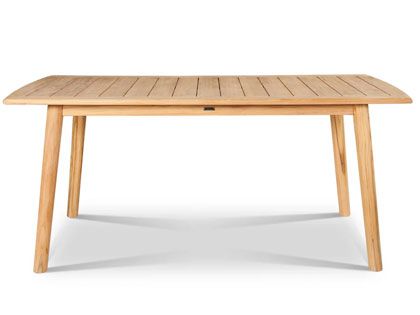 Modurn Rectangular Teak Outdoor Dining Table