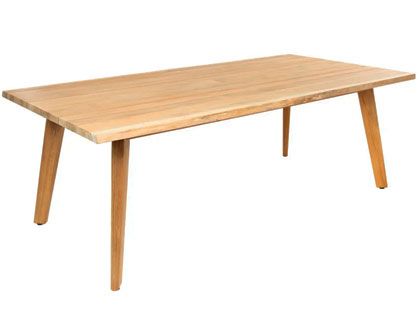 La Costa Rectangular Teak Outdoor Wide-plank Dining Table