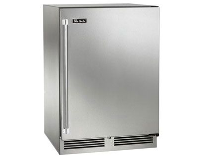 Perlick 24-Inch 5.0 cu. ft. Signature Series Marine & Coastal Series Stainless Steel Outdoor Dual Zone Refrigerator & Wine Reserve