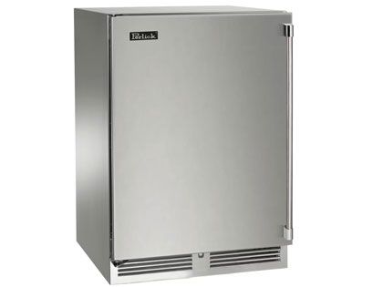 Perlick 24-Inch 5.2 cu. ft. Signature Series Stainless Steel Outdoor Freezer