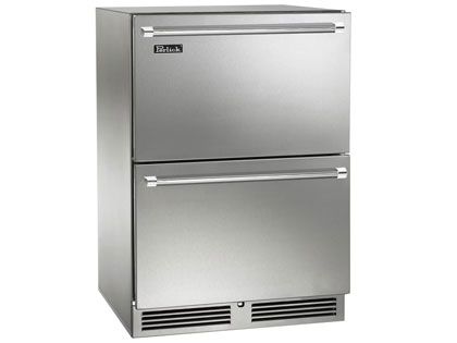 Perlick 24-Inch 5.2 cu. ft. Signature Series Stainless Steel Outdoor Freezer Drawers