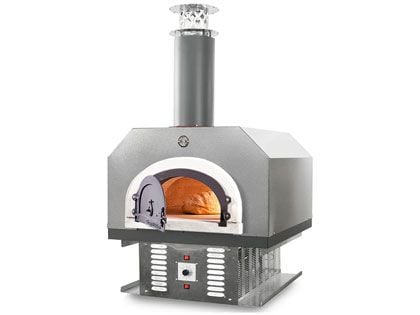 Chicago Brick Oven CBO 750 Countertop Residential Hybrid Outdoor Pizza Oven - Stainless Steel