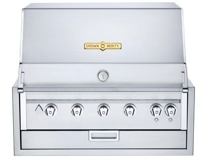 Crown Verity Infinite Series 36-Inch Built-In Gas Grill with Lighting Package