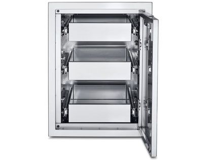 Crown Verity Infinite Series 21-Inch Enclosed Cabinet Storage with Triple Storage Drawers - Large