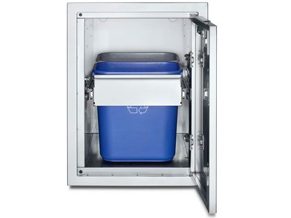 Crown Verity Infinite Series 21-Inch Enclosed Cabinet Storage W/ Double Trash Bin Storage - Large