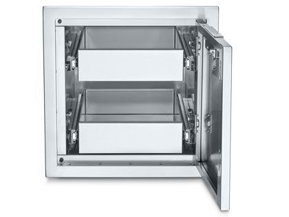 Crown Verity Infinite Series 21-Inch Enclosed Cabinet Storage W/ Double Storage Drawers - Small