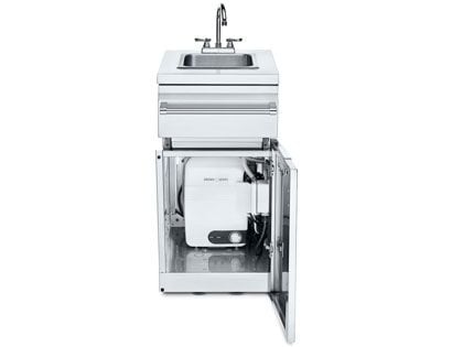 Crown Verity Infinite Series 18-Inch Stainless Steel Cabinet Module with Sink & Water Heater