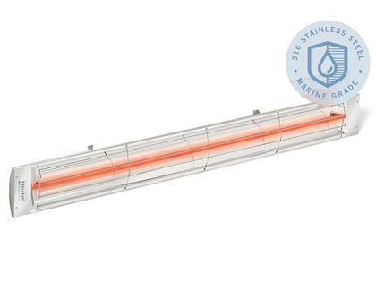 Infratech C-Series 61 1/4-Inch 4000W Marine Grade Single Element Electric Infrared Patio Heater - Stainless Steel