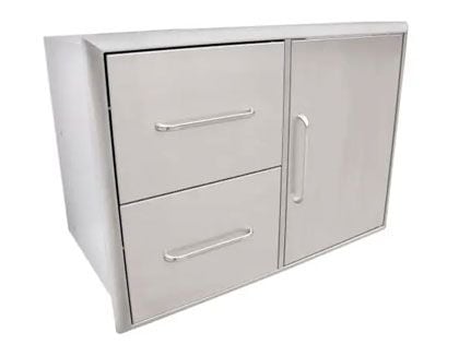 Saber 31-Inch Access Door & Double Drawer Combo