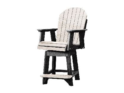 Kanyon Poly Lumber Counter Height Swivel Chair