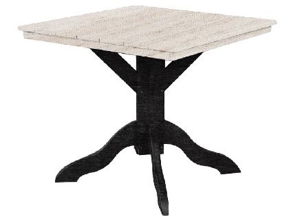 Kanyon Poly Lumber Counter Height 42-Inch Square Table