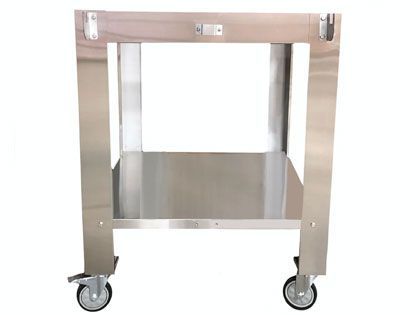 WPPO Stainless Steel Cart for Karma 32-Inch Wood Fired Pizza Oven
