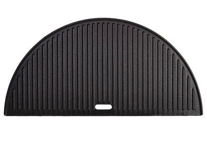Kamado Joe Half Moon Cast Iron Reversible Griddle For Classic 18-Inch Grills