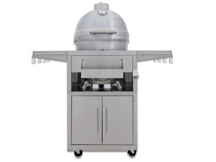 blaze BLZ-20-KAMADO aluminum kamado grill with cart
